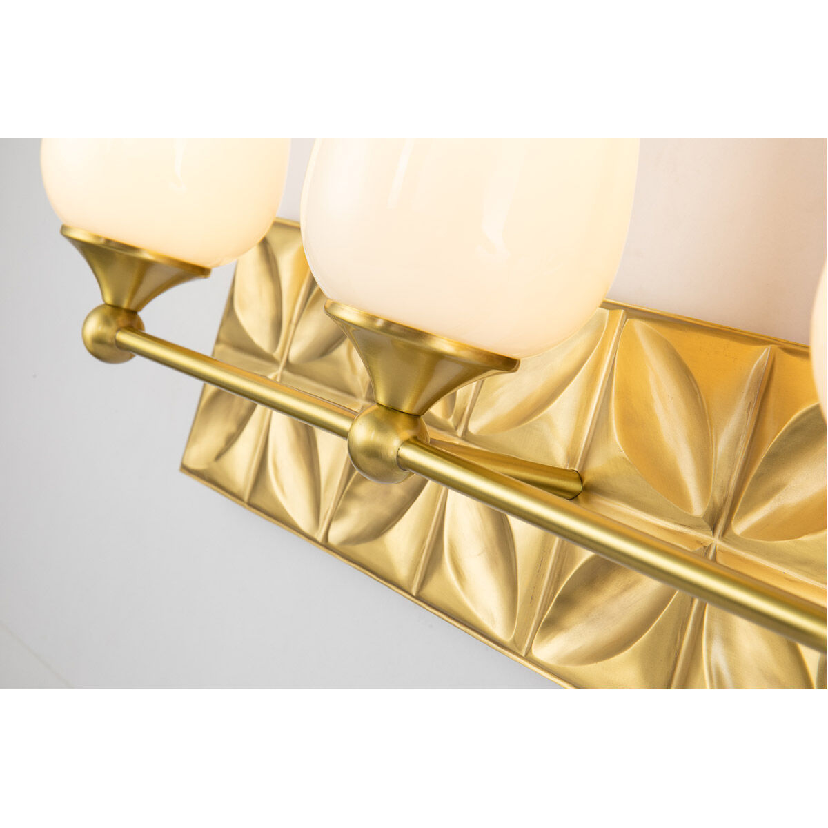 Epsilon 3 Light 24 inch AGB Bath Light Wall Light in Antique Brass